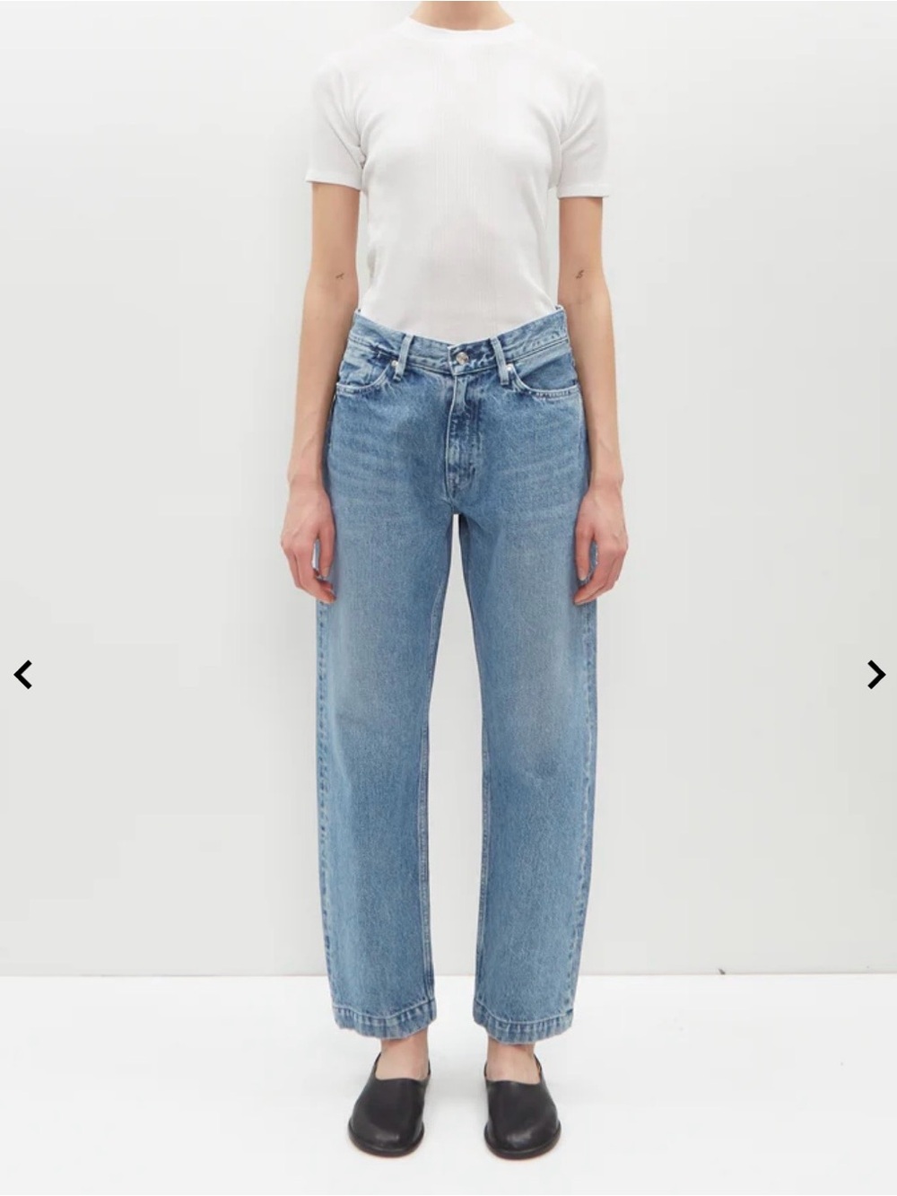 TANAKA Skate Jeans - Mid Blue - 25 - Japanese Denim - La Garconne  $455